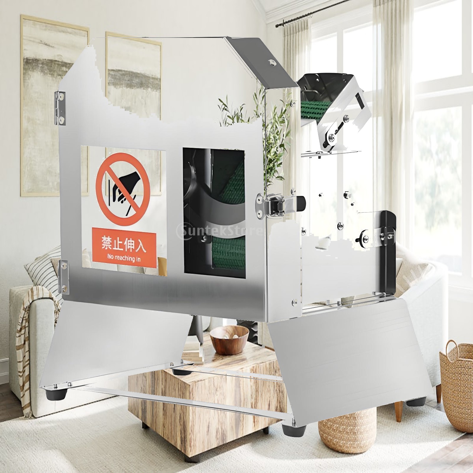 Kitchen Appliances In - Automatischer Gemüseschneider mit Förderband, Sicherer Gemüseschneider,
