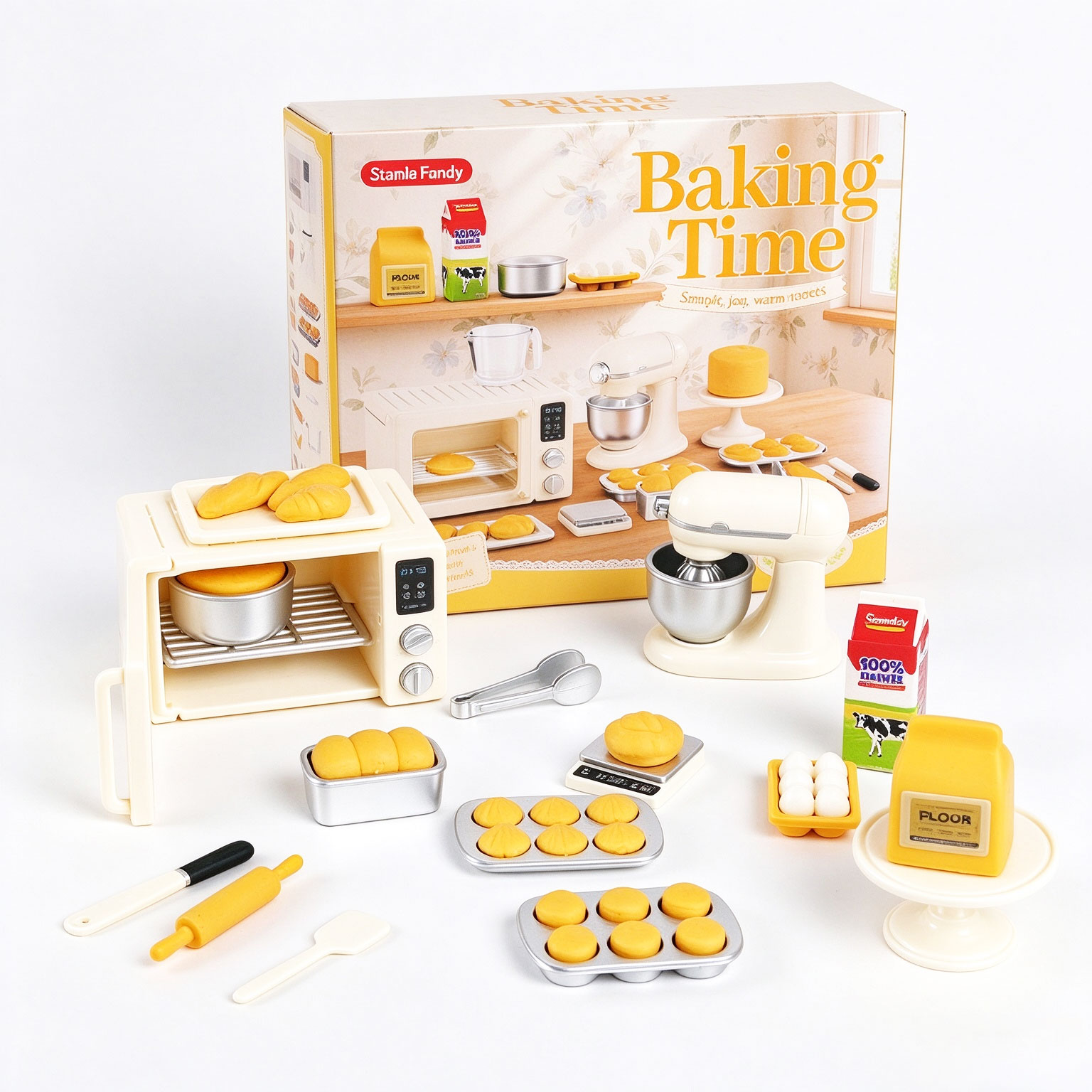 Blender - Mini-Backspielset, Puppenhaus-Küche, Miniatur-Ofen, Mixer, Simulations-Lebensmittelspielzeug, Rollenspiel-Geschenk