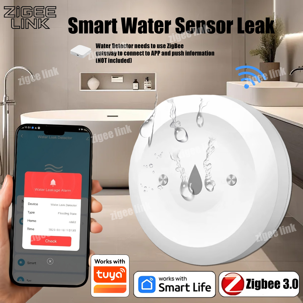 Intelligenter Wasserlecksensor – Kitchen Appliances Video Bewertung und Preis