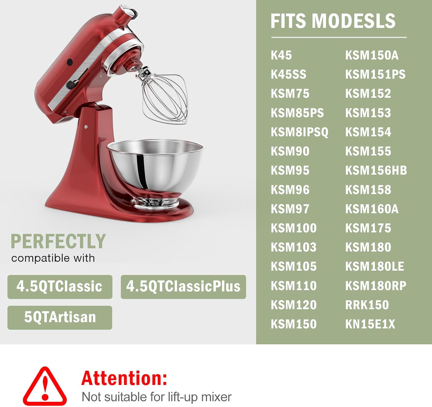 3-Quart Edelstahlschüssel für  – Stand Mixer Bewertung und Preis