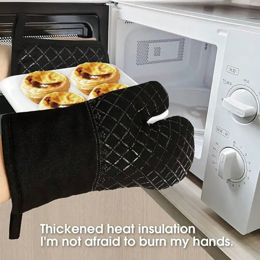 4 Stück Silikon-Küchenhandschu – Microwave Oven Bewertung und Preis