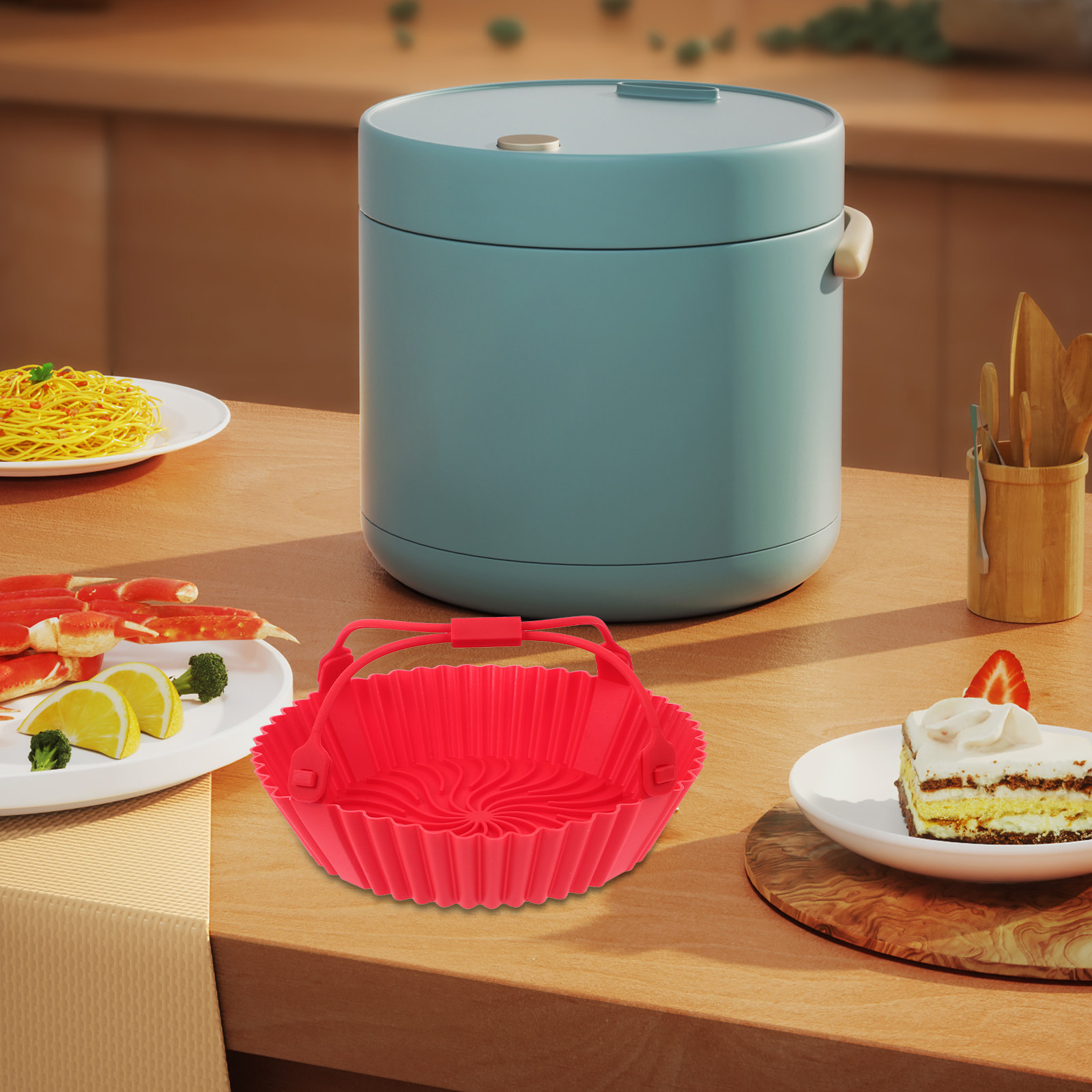 Silikon-Backblech für Heißluft – Air Fryer Bewertung und Preis
