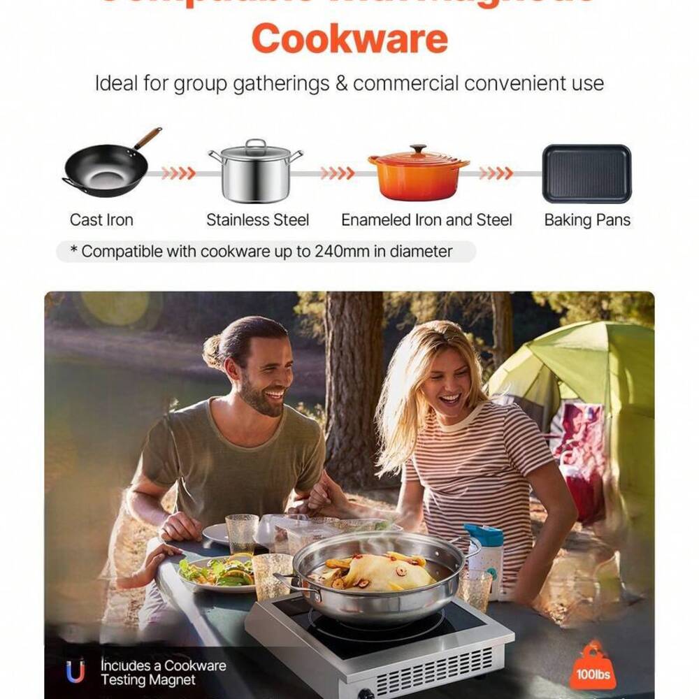 Tragbares Kochfeld, 1800W Gewe – Induction Cooktop Portable Bewertung und Preis