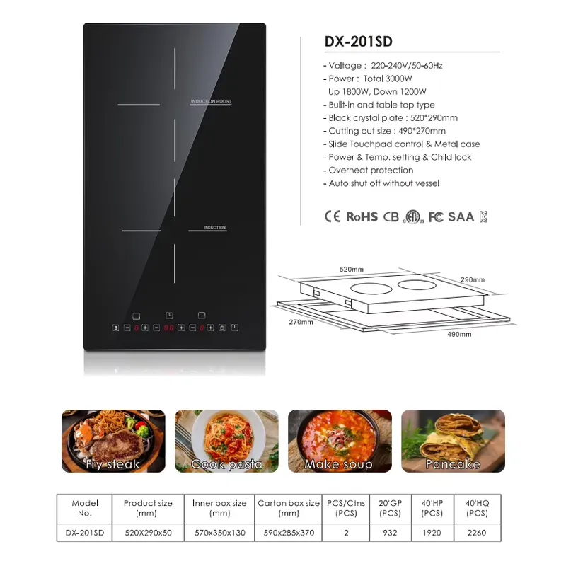 Hocheffizientes 2-Brenner Elek – Induction Cooker Bewertung und Preis